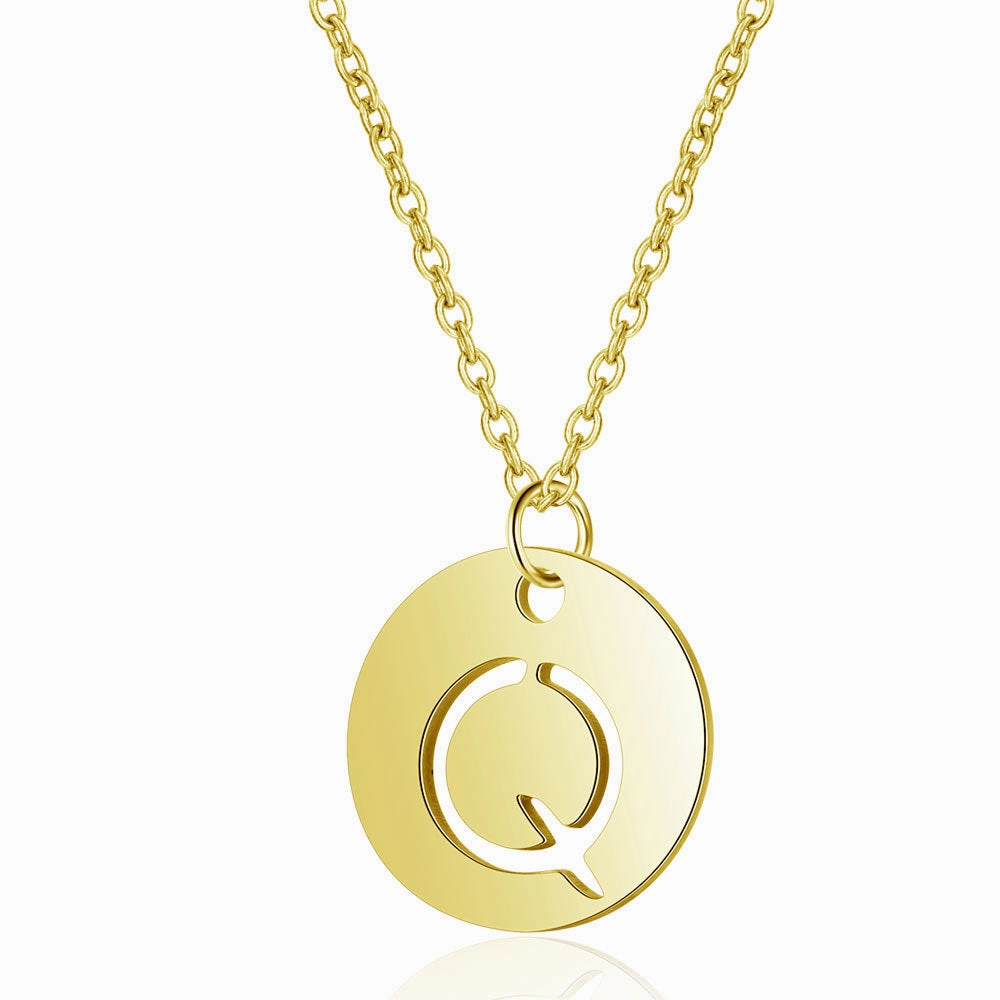 Wholesale English Letter Titanium Steel Necklaces