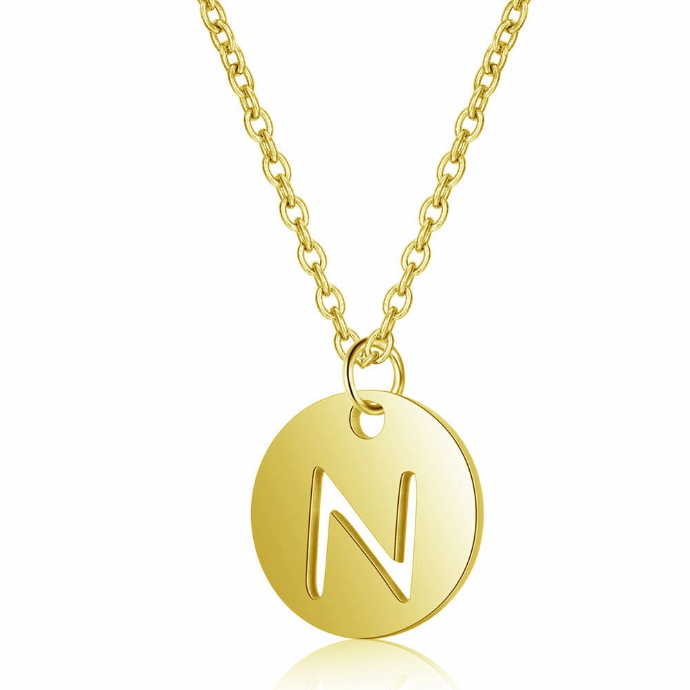 Wholesale English Letter Titanium Steel Necklaces