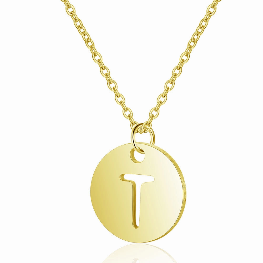 Wholesale English Letter Titanium Steel Necklaces