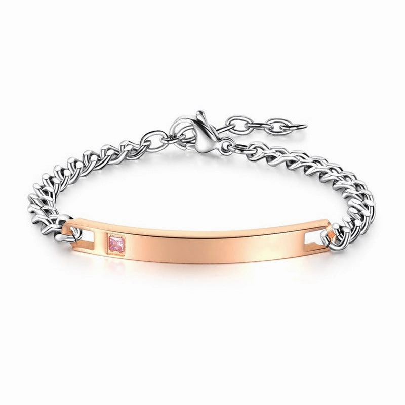 Wholesale Engraved Friendship Couple Set Bracelet