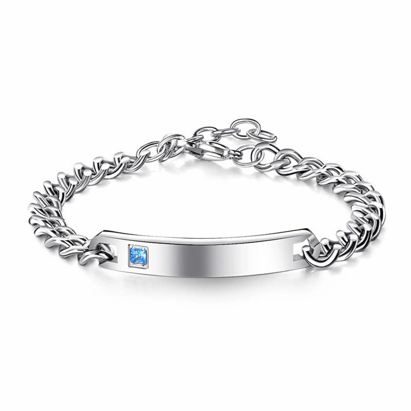 Wholesale Engraved Friendship Couple Set Bracelet