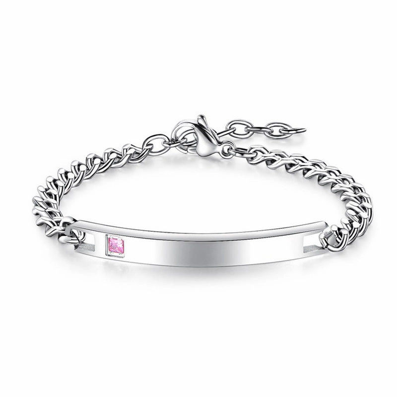 Wholesale Engraved Friendship Couple Set Bracelet
