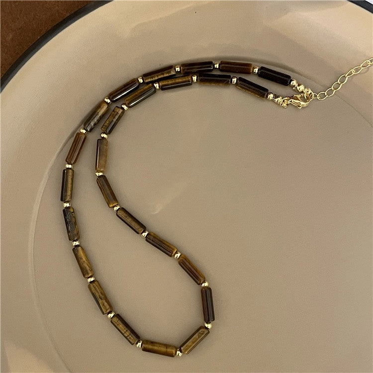 Wholesale Ethnic Metal Agate Beads Necklaces