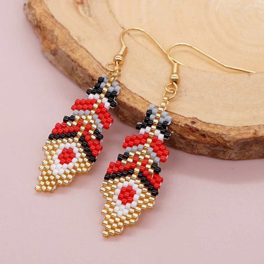 Wholesale Ethnic Rice Beads Earrings