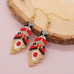Wholesale Ethnic Rice Beads Earrings