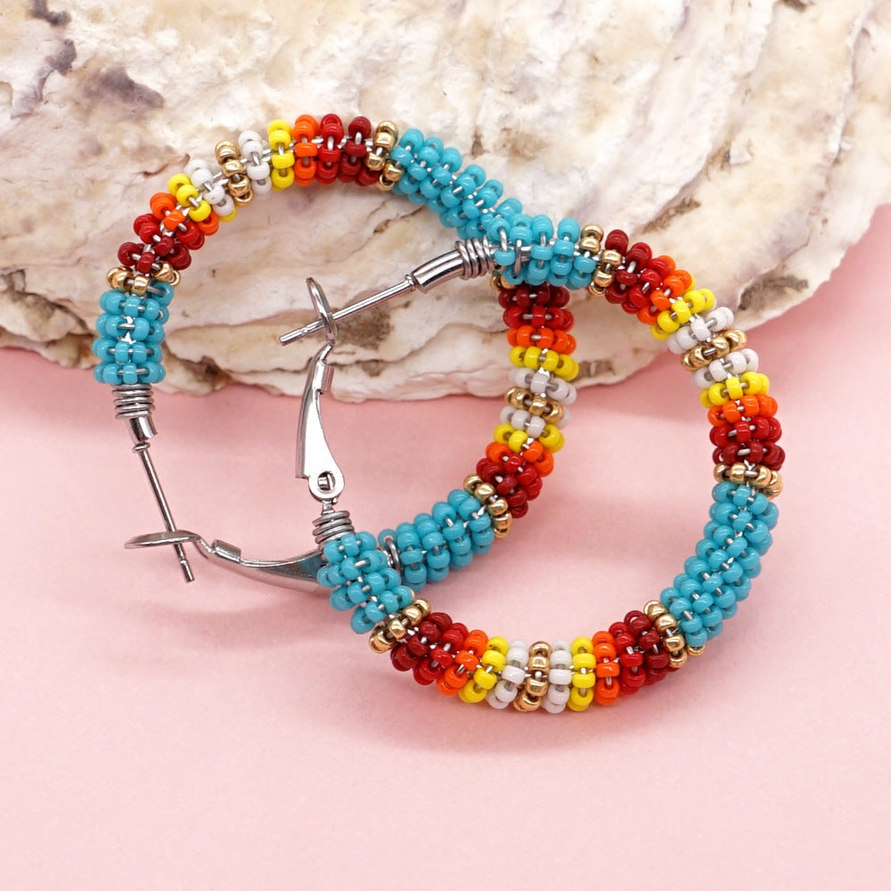 Wholesale Ethnic Rice Beads Earrings
