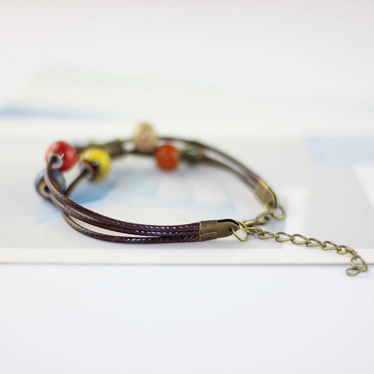 Wholesale Ethnic Style Ceramic Couple Bracelet