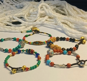 Wholesale Ethnic Style Natural Stone Vintage Handwoven Bracelet
