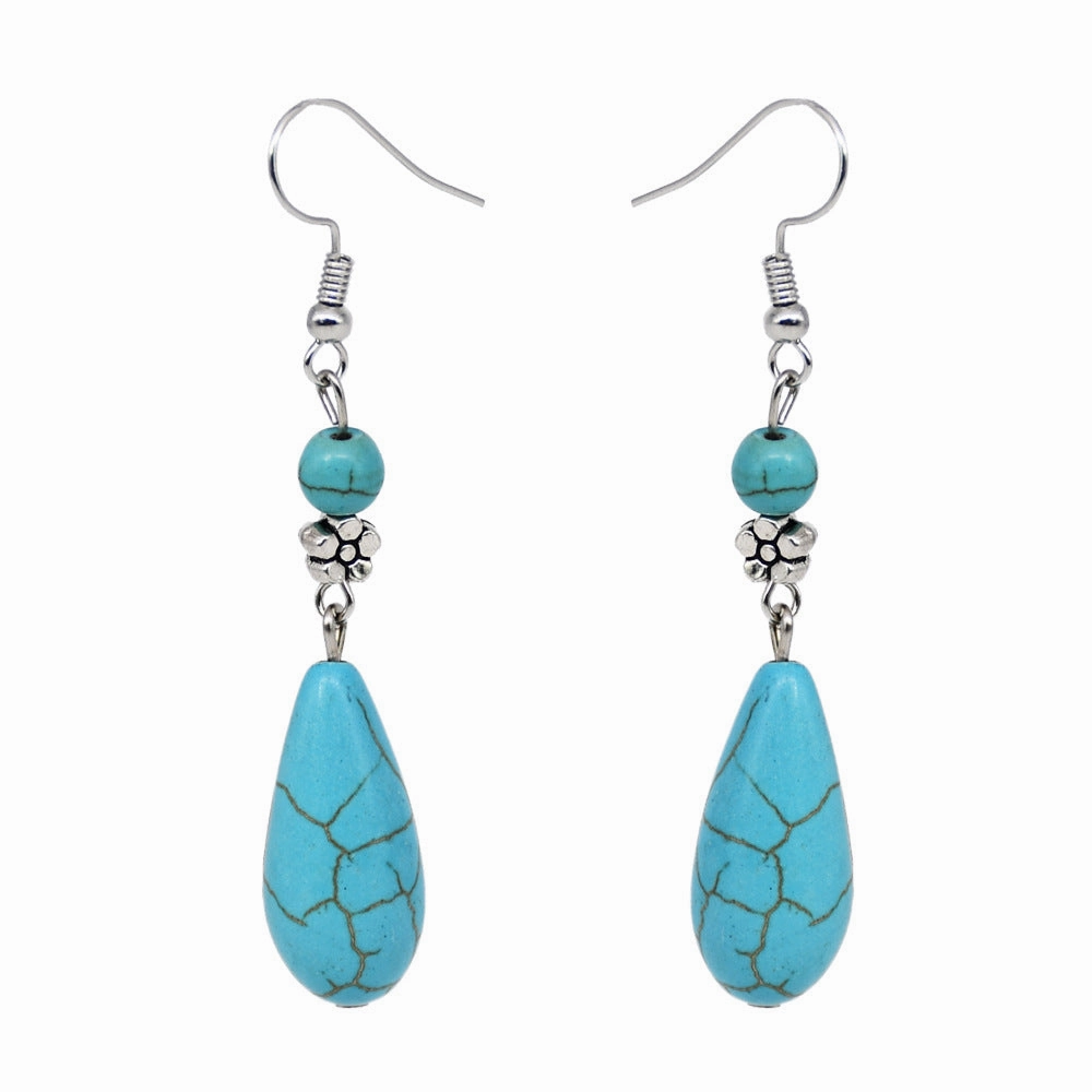 Wholesale Ethnic Style Owl Animal Flower Color Alloy Earrings