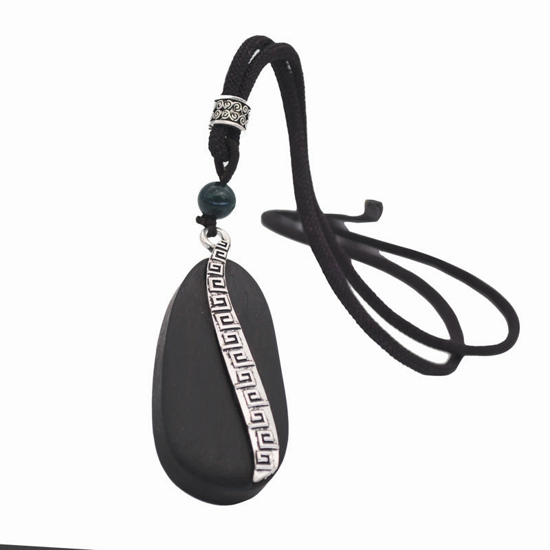 Wholesale ethnic style sweater chain handmade long wooden bead string