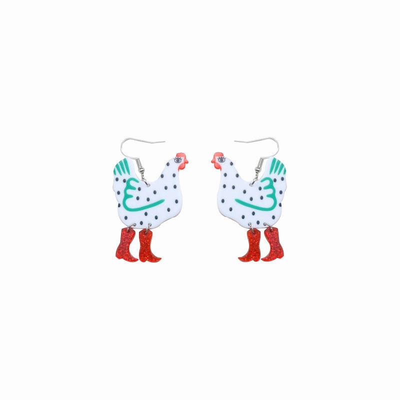Wholesale European and American Creative and Quirky Personalized Earrings