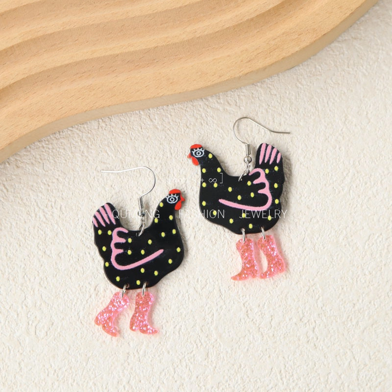 Wholesale European and American Creative and Quirky Personalized Earrings