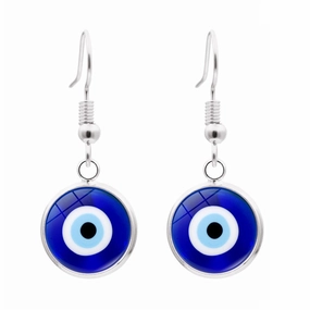 Wholesale Evil Eye Metal Earrings