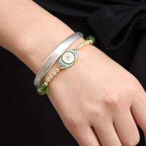 Wholesale Evil Eye Peridot Zircon Bracelet