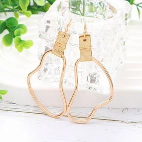 Wholesale Exaggerated Fashion Simple Alloy Earrings