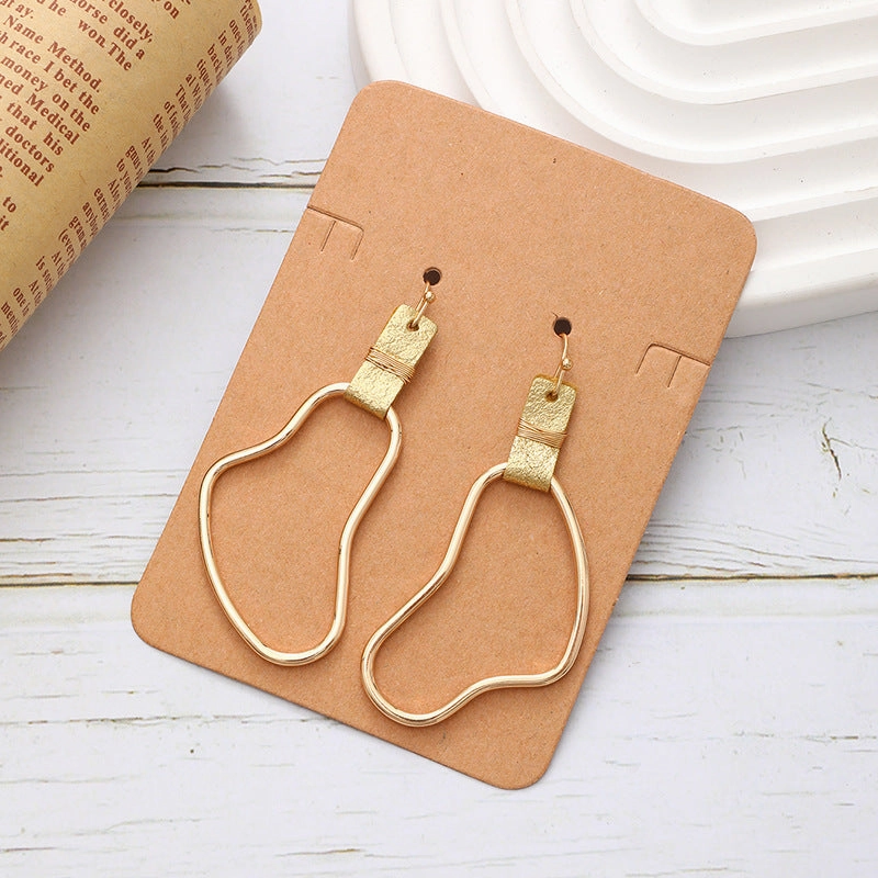 Wholesale Exaggerated Fashion Simple Alloy Earrings