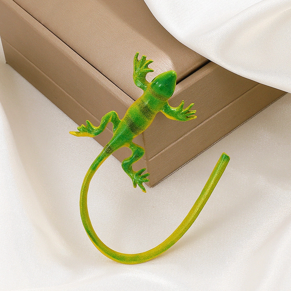 Wholesale Exaggerated Lizard Ear Bone Clip Animal Alloy Earrings