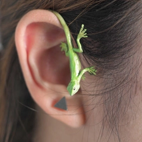 Wholesale Exaggerated Lizard Ear Bone Clip Animal Alloy Earrings