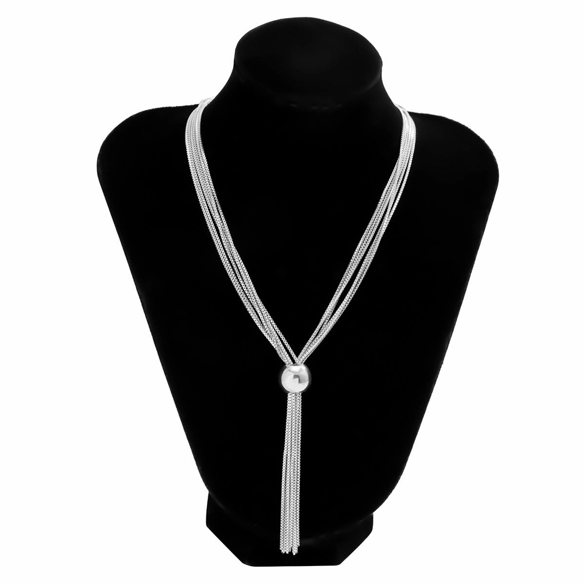 Wholesale Exaggerated Metal Ball Necklaces