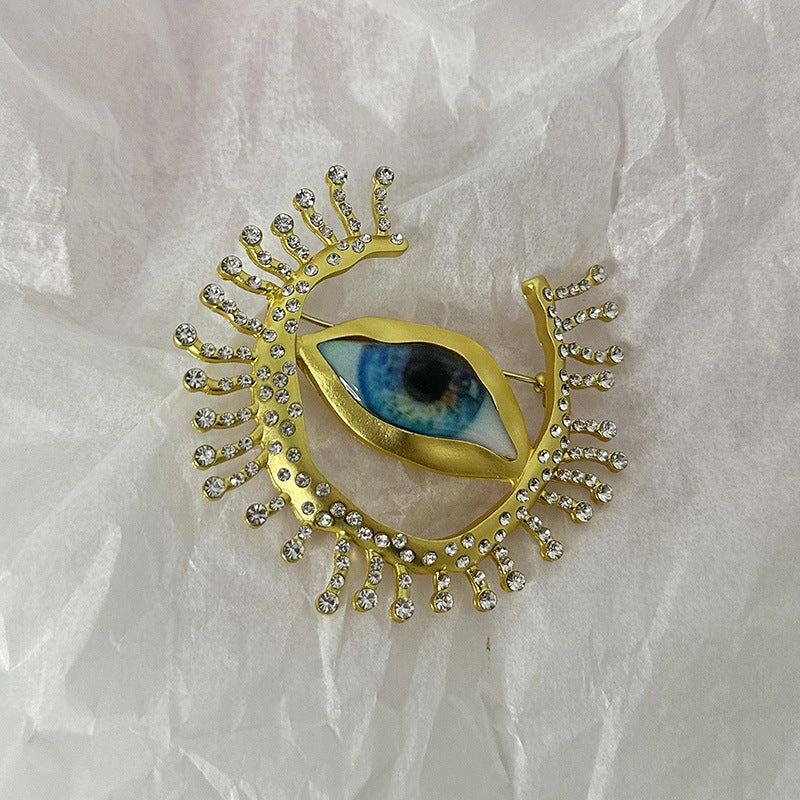 Wholesale Exaggerated Personality Devil Eyes Creative Asymmetric Eye Earrings