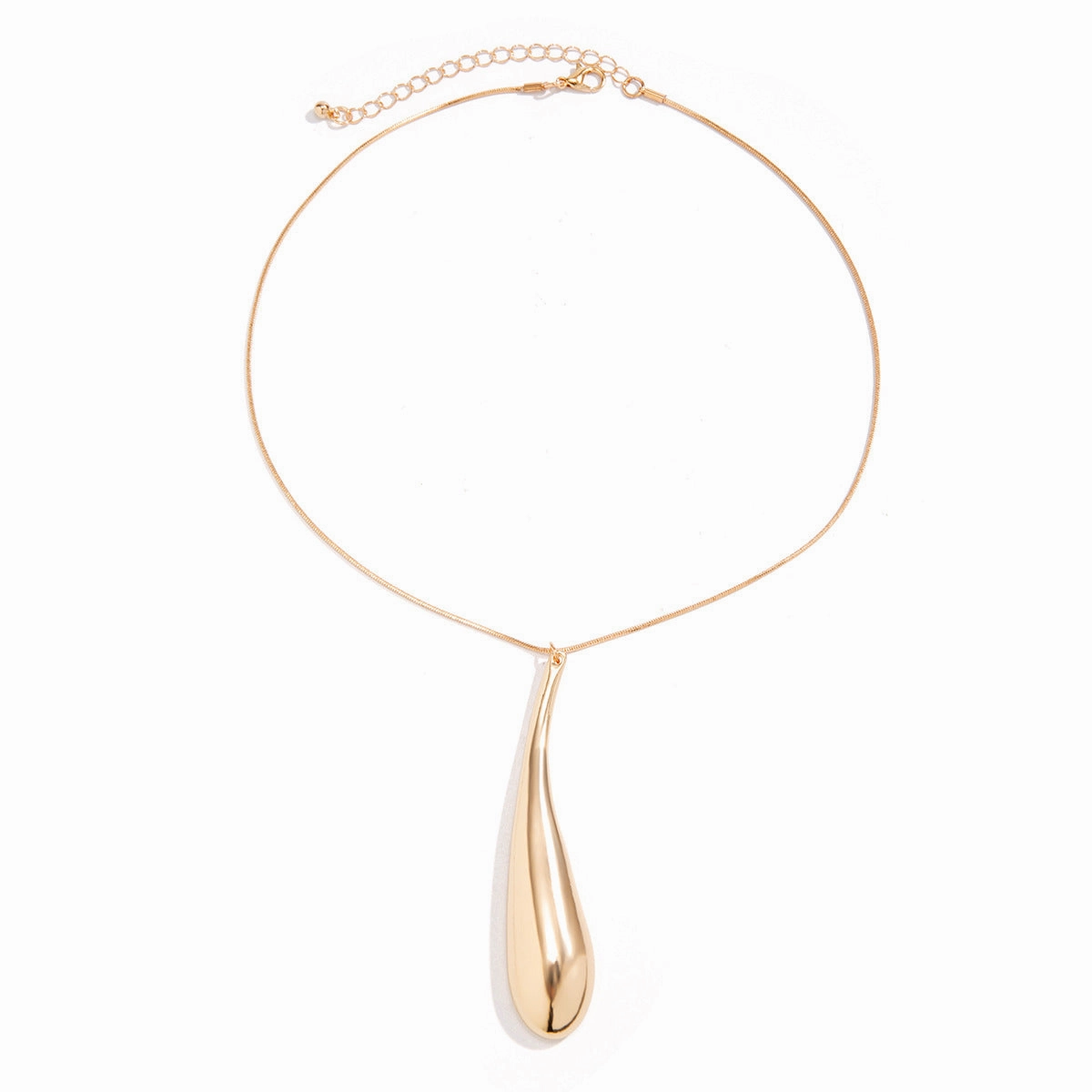 Wholesale Exaggerated Water Drop Punk Style Alloy Necklaces