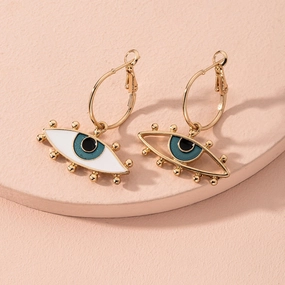 Wholesale Eye Alloy Earrings