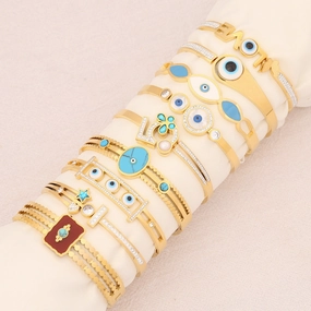 Wholesale Eye Personalized Temperament Stainless Steel Bracelet