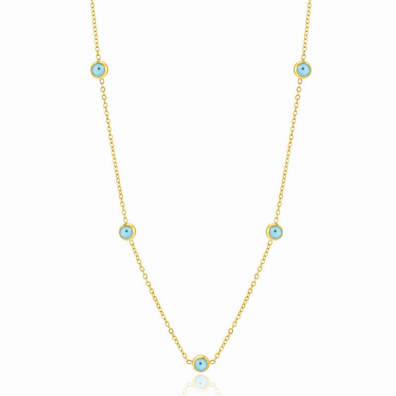 Wholesale Eye Stainless Steel Necklace