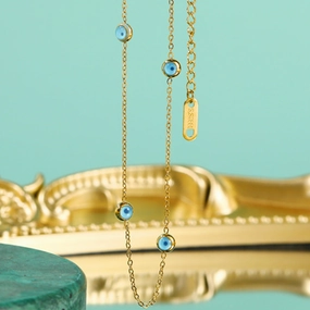 Wholesale Eye Stainless Steel Necklace