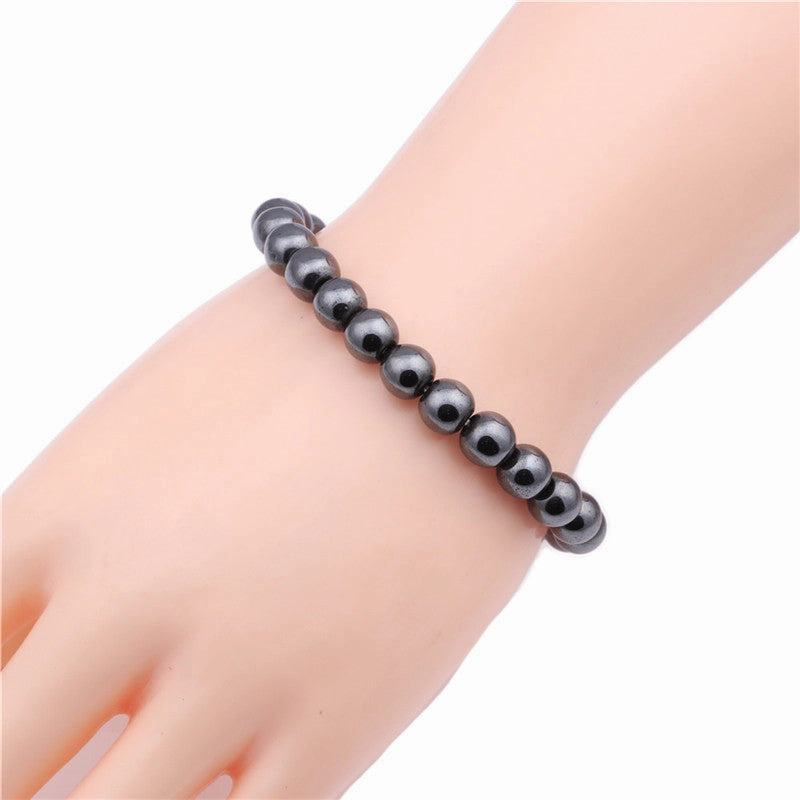 Wholesale Faceted Black Stone Bracelet