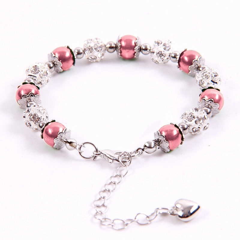 Wholesale Family Member Stainless Steel Zircon Bracelet
