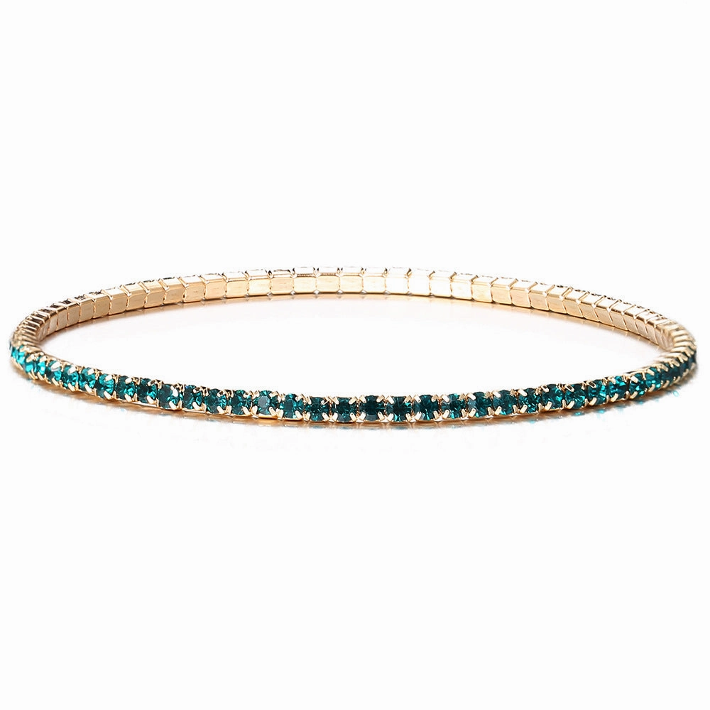 Wholesale Fancy Color Diamond Multicolor Stretch Bracelet