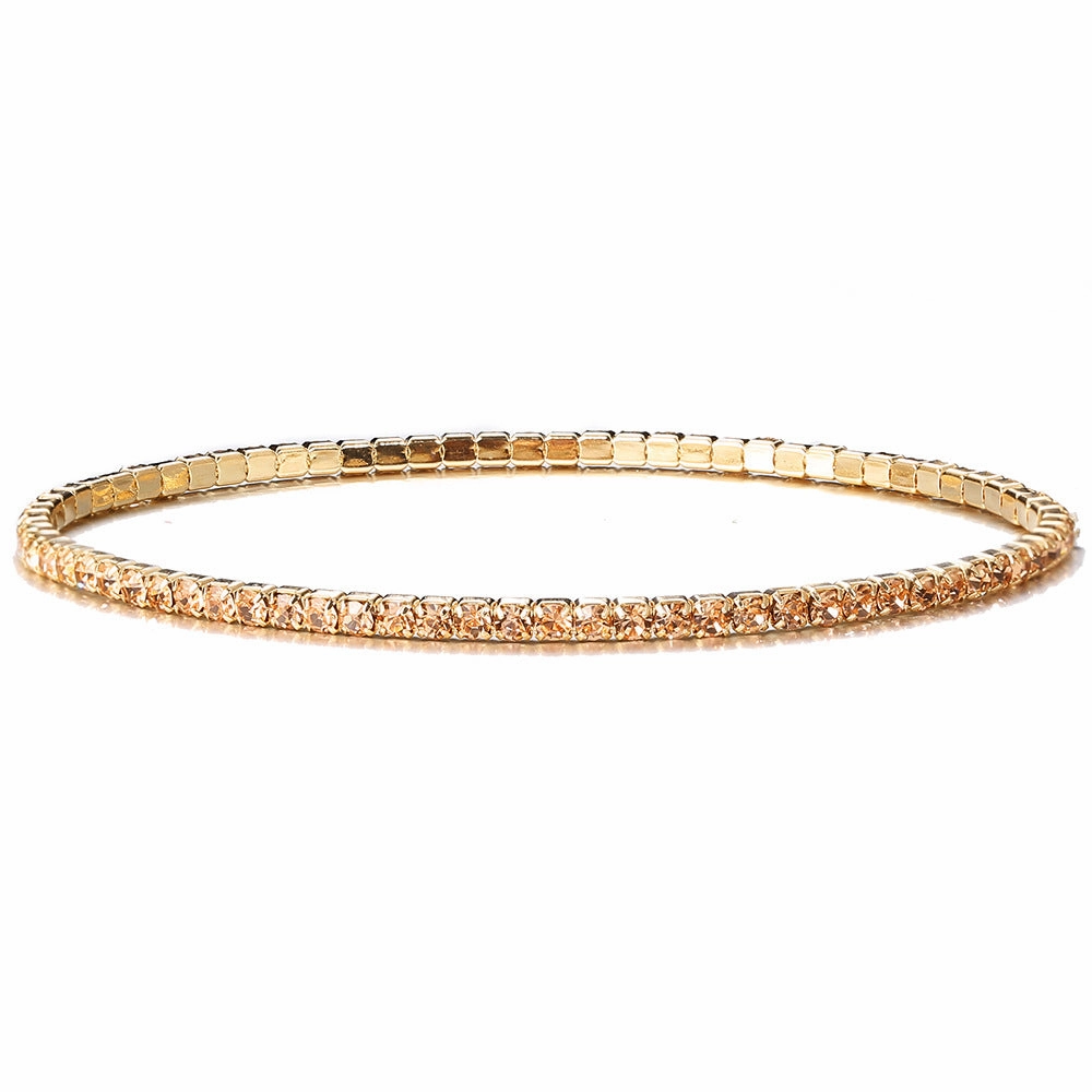 Wholesale Fancy Color Diamond Multicolor Stretch Bracelet