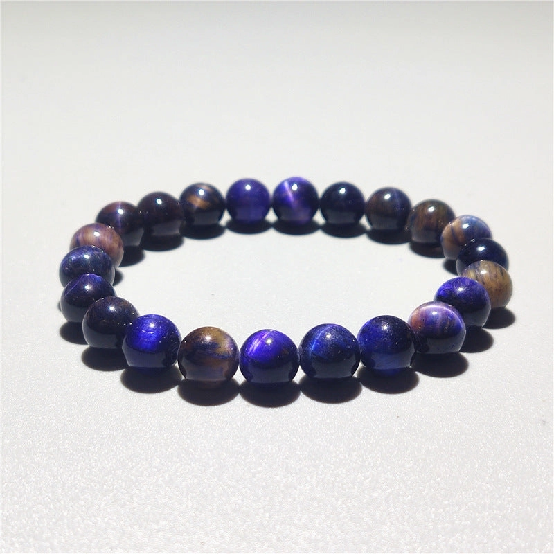 Wholesale Fantasy Cat Eye Star Ball Peter Purple Tiger Eye Bracelet