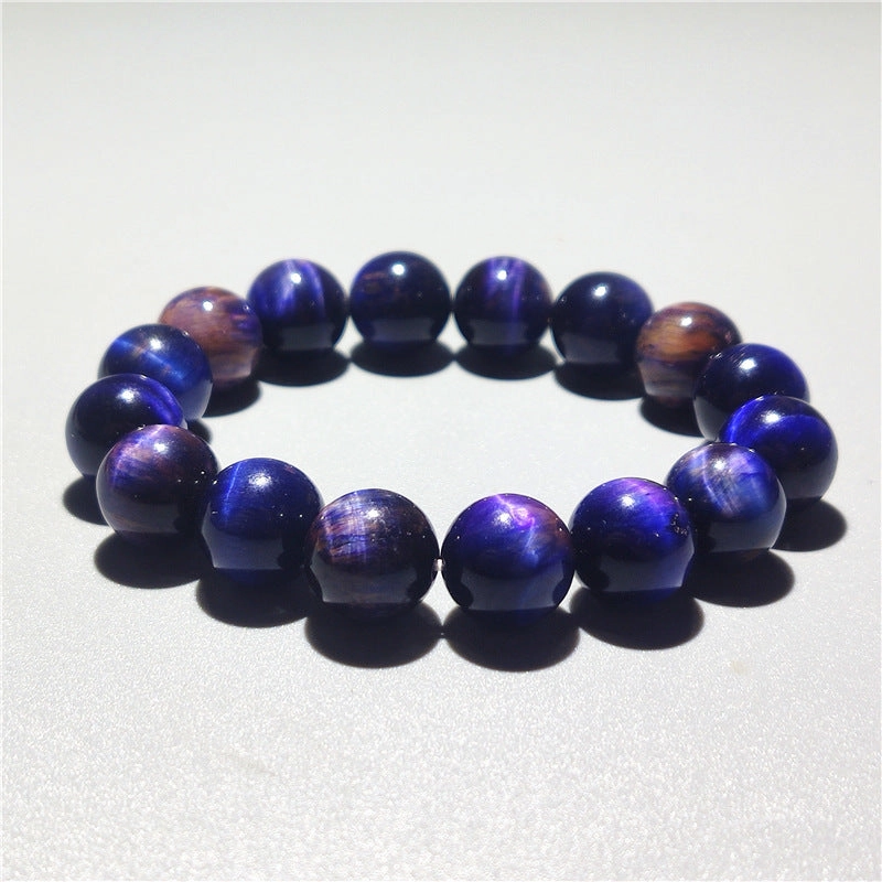 Wholesale Fantasy Cat Eye Star Ball Peter Purple Tiger Eye Bracelet