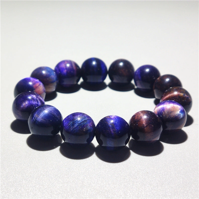 Wholesale Fantasy Cat Eye Star Ball Peter Purple Tiger Eye Bracelet