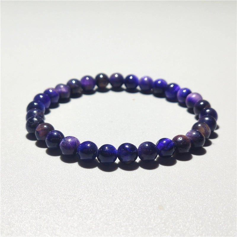 Wholesale Fantasy Cat Eye Star Ball Peter Purple Tiger Eye Bracelet