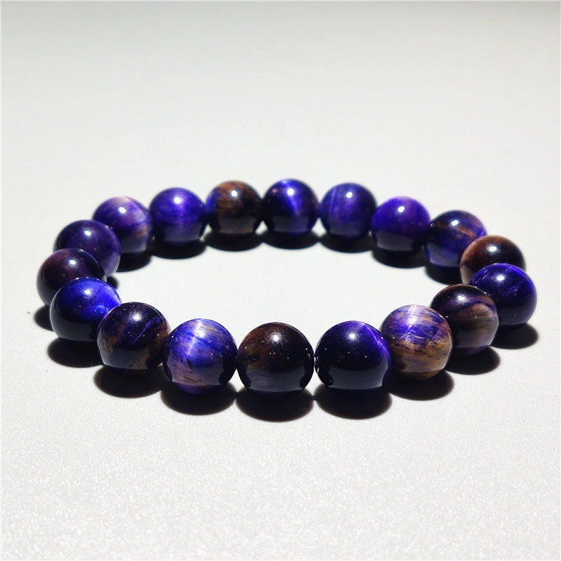 Wholesale Fantasy Cat Eye Star Ball Peter Purple Tiger Eye Bracelet