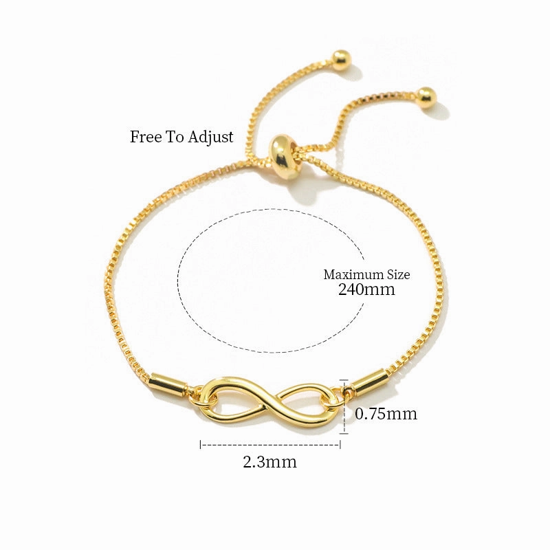 Wholesale Fashion all-match titanium steel bracelet women's European and American new 18K gold stainless steel love bracelet high sense