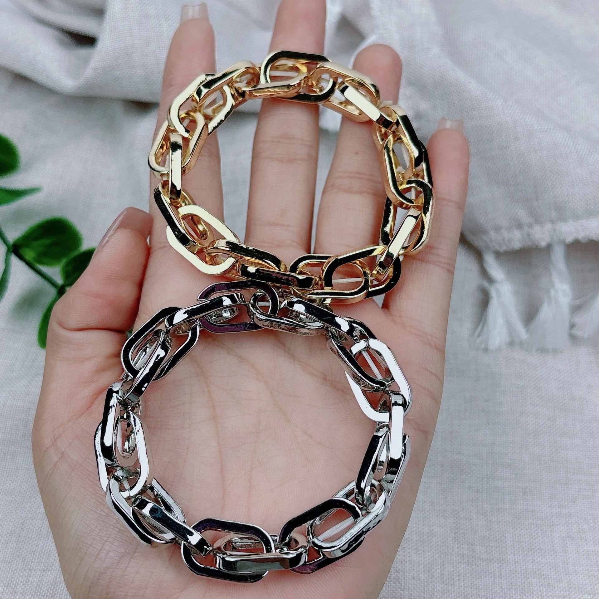 Wholesale fashion chain with subculture hip-hop bracelet