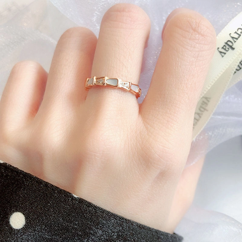 Wholesale Fashion Diamond Titanium Steel Ring