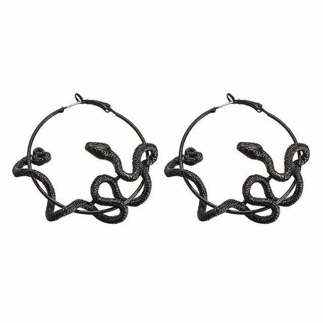 Wholesale Fashion Exaggerated Retro Creative Beauty Snake Earrings