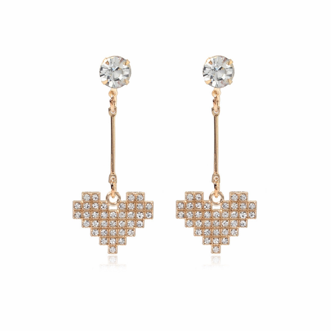 Wholesale Fashion Heart Alloy Earrings