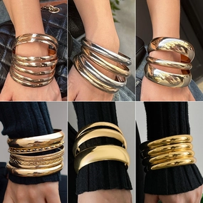 Wholesale Fashion Metal Scenery Bracelet suit