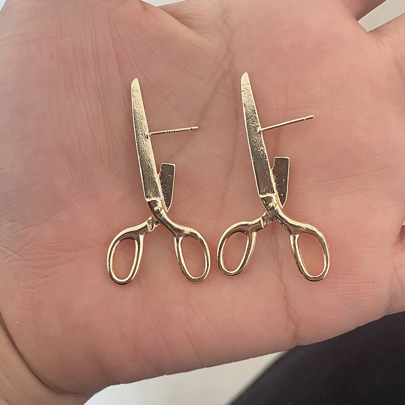 Wholesale Fashion Retro Scissor Earrings