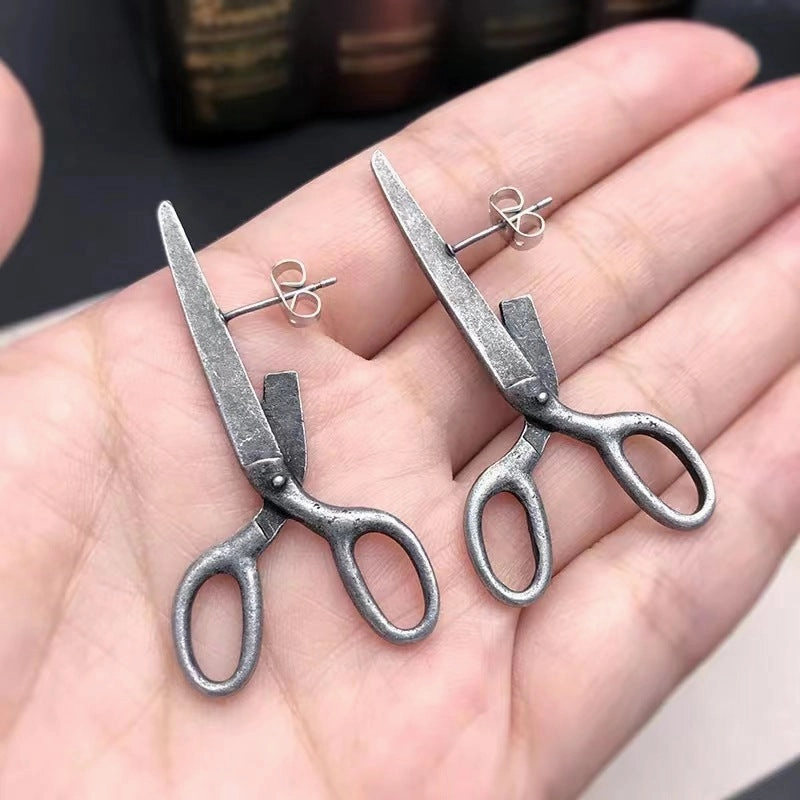 Wholesale Fashion Retro Scissor Earrings