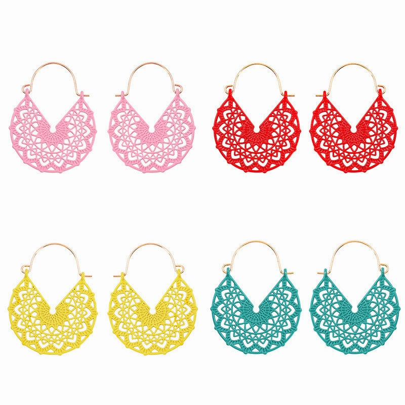 Wholesale Fashion Simple Geometric Earrings