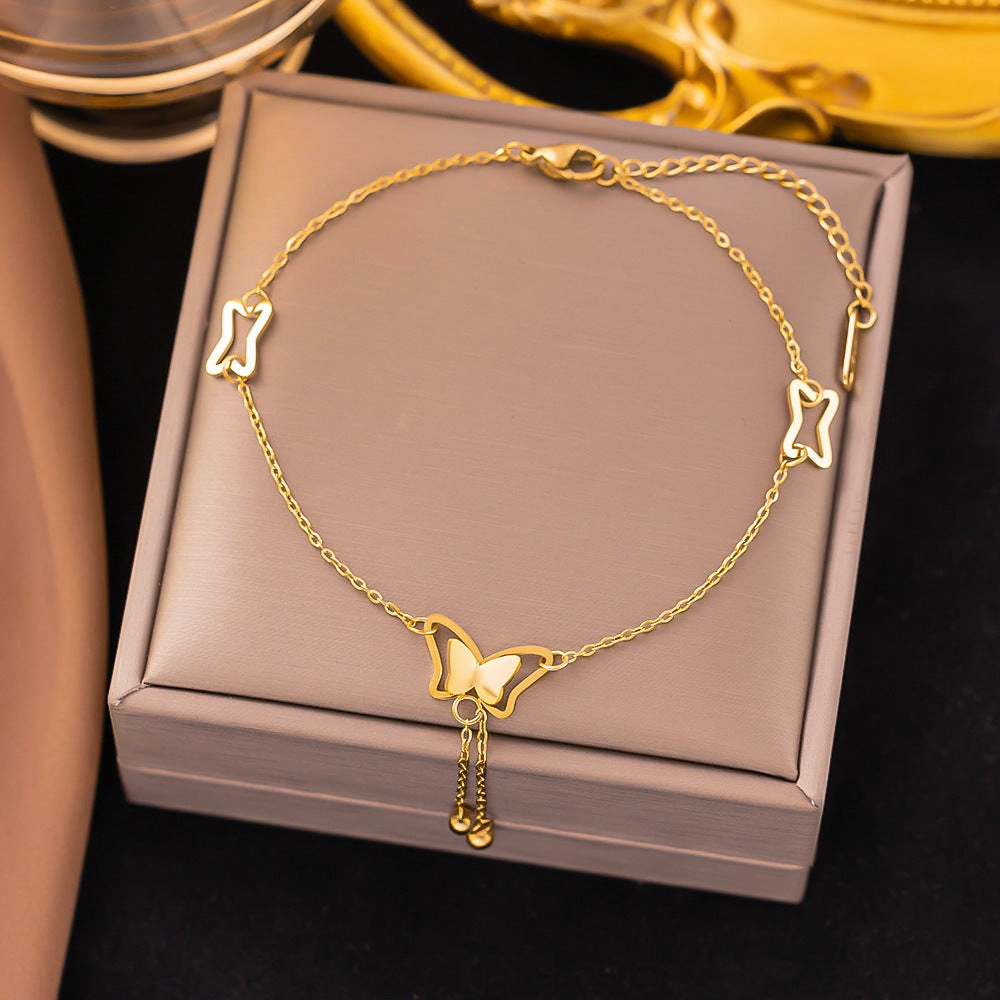 Wholesale Fashion Simple Versatile Titanium Steel Bracelet