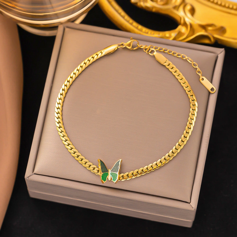 Wholesale Fashion Simple Versatile Titanium Steel Bracelet