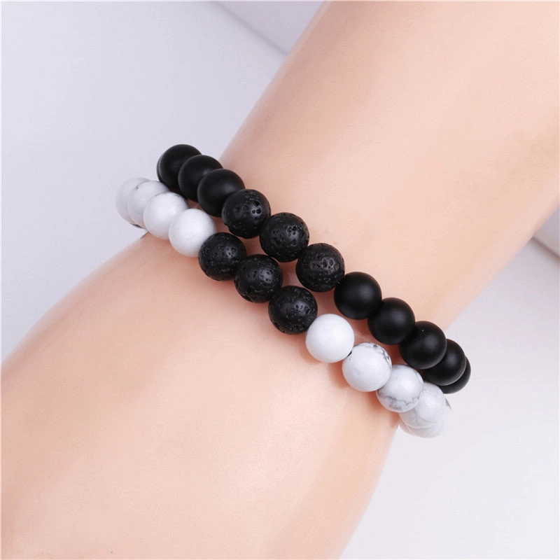 Wholesale Father's Day Gift Alphabet Beaded Bracelet